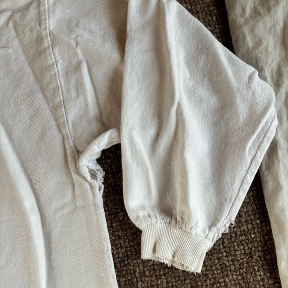 Vintage Distressed Cotton 1/4 Zip Pullover - Picture 4 of 14